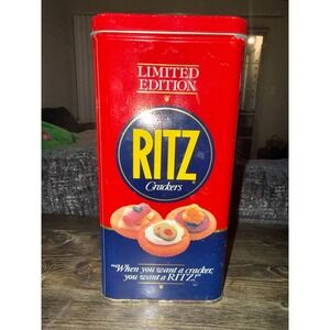 Nabisco Ritz Crackers Tin Vintage 1987 Limited Edition